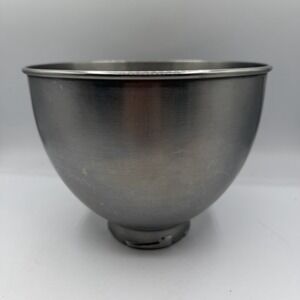 KitchenAid 4.5 Qt K45 Brushed Stainless Steel Mixing Bowl For Stand Mixer